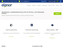 Tablet Screenshot of elanor.eu